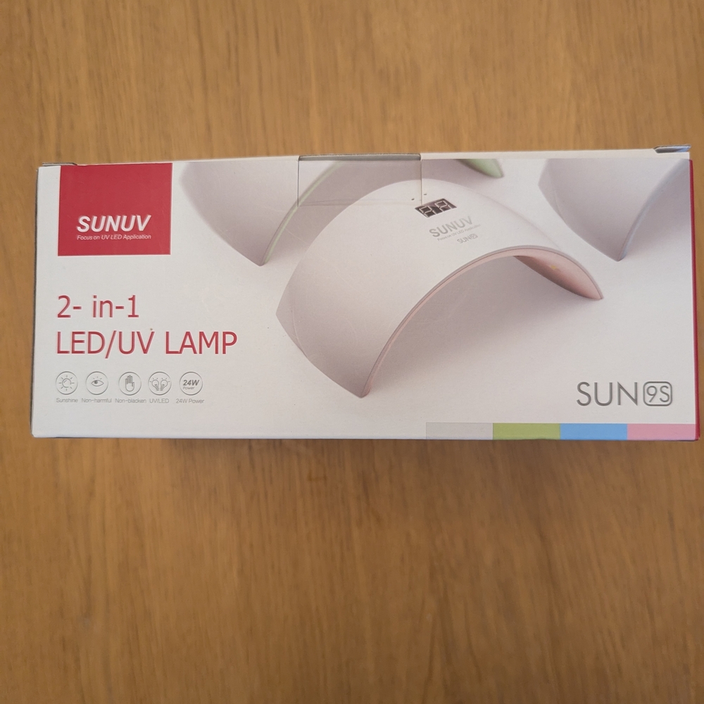 Sunuv White 2-in-1 LED/UV Lamp